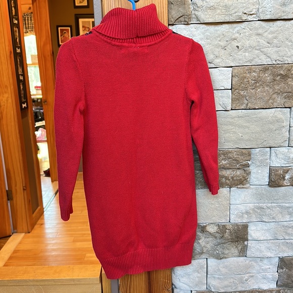 Girl’s Plaid Hope and Henry Sweater Dress Size 5 - Picture 2 of 2